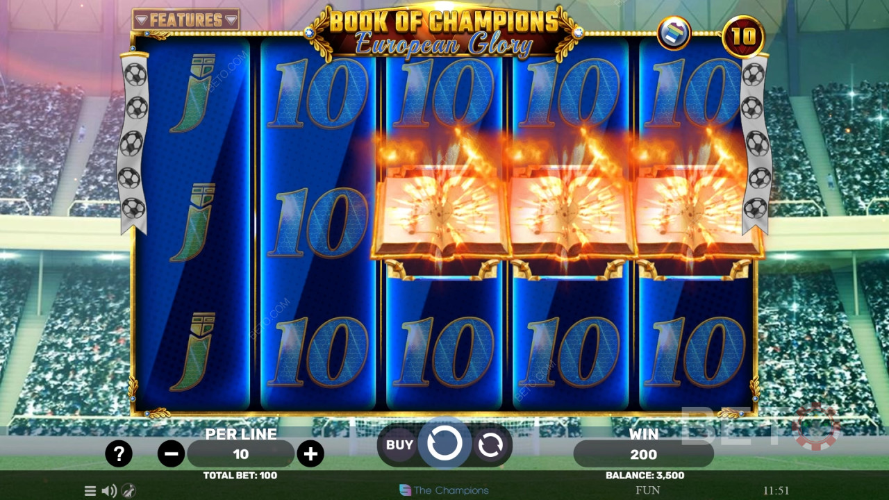 Book of Champions - Europäischer Ruhm Überprüfung durch BETO Slots
