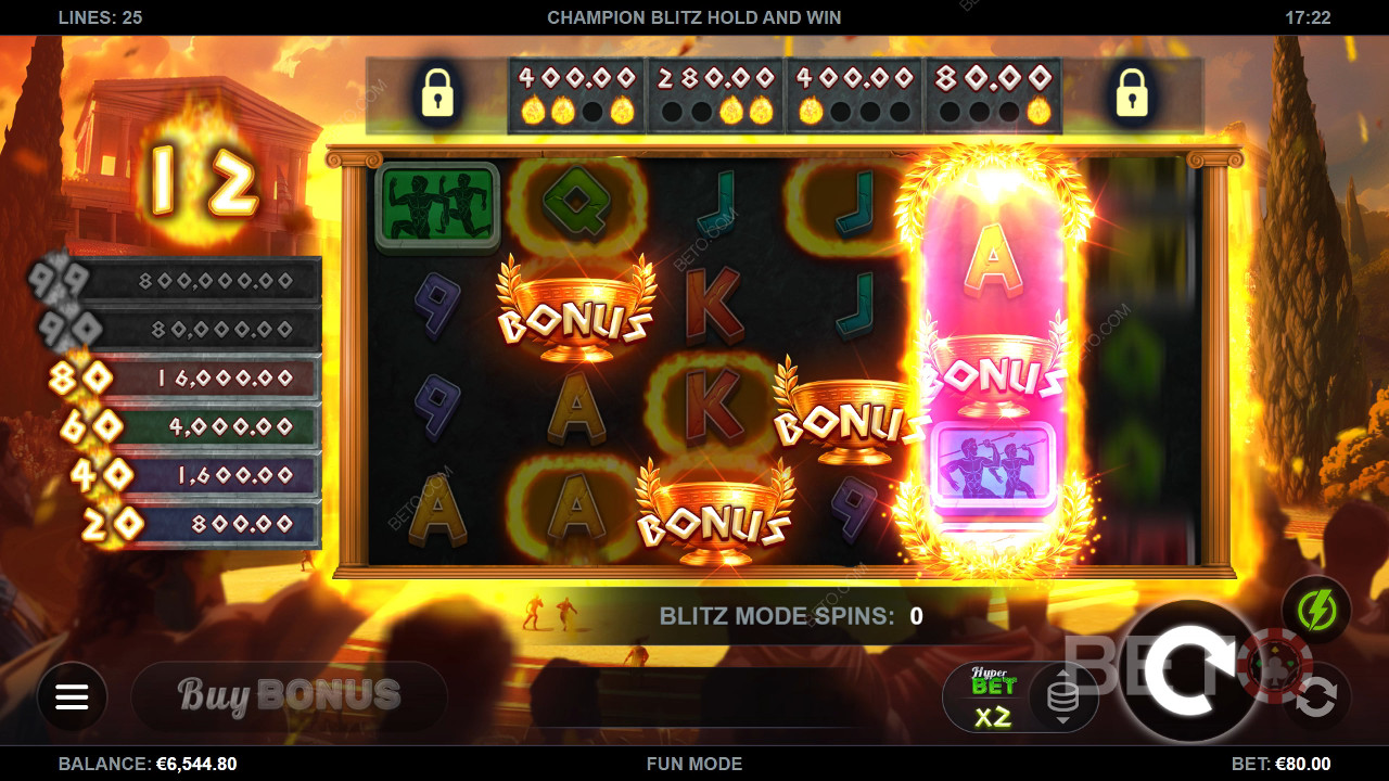 Champion Blitz Hold and Win Kostenlos Spielen