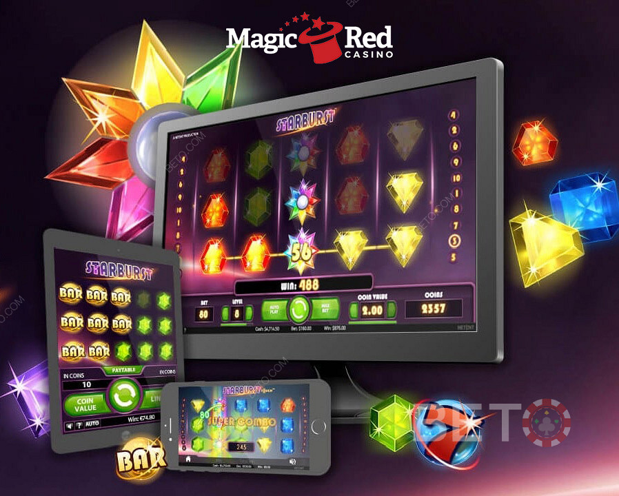 Beginnen Sie mit dem kostenlosen Spiel im MagicRed Mobile Casino.
