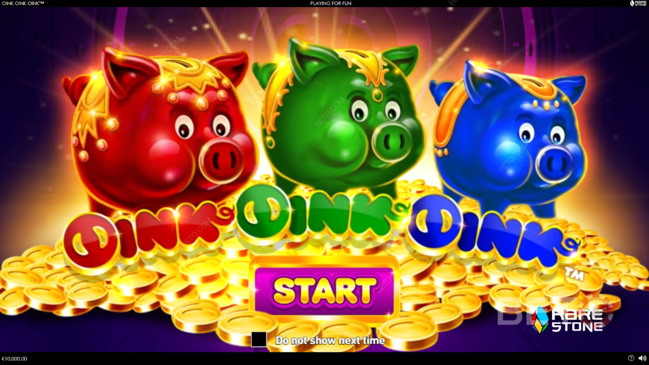 Gewinnen Sie das 2.000-fache Ihres Einsatzes im Oink Oink Oink Video Slot!