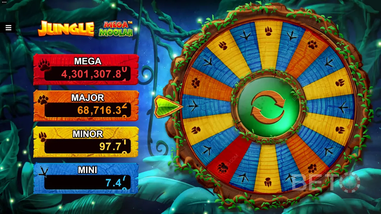 Gameplay von Jungle Mega Moolah video slot - Gewinnen Sie den Jungle Mega Moolah progressiven Jackpot