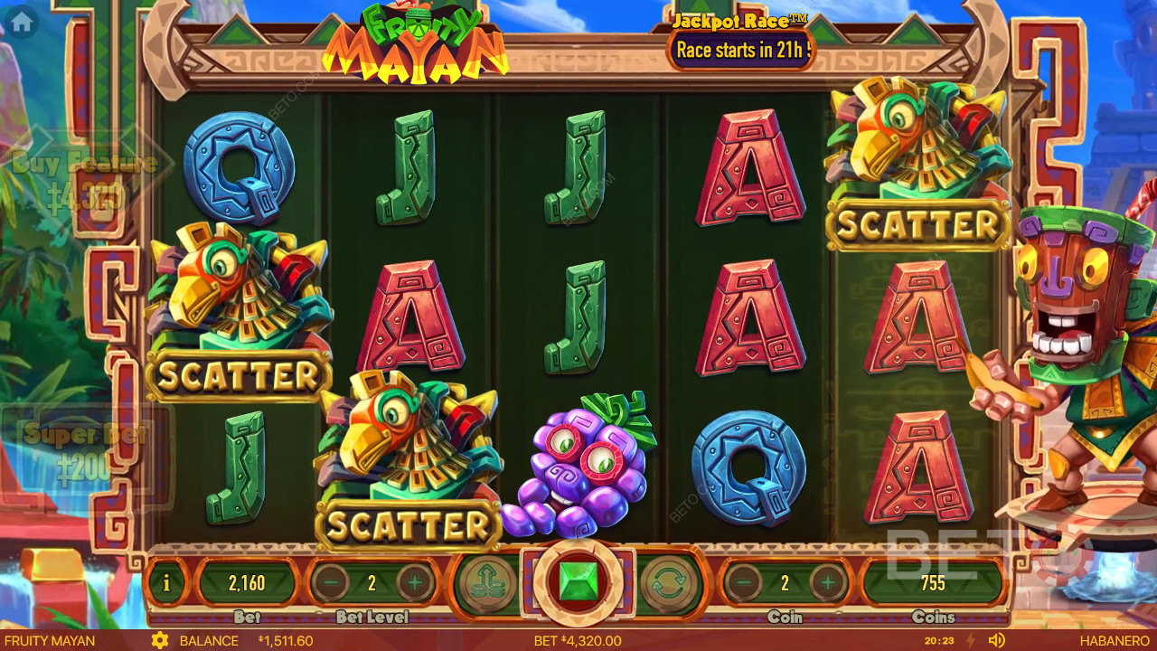 Fruity Mayan Überprüfung durch BETO Slots