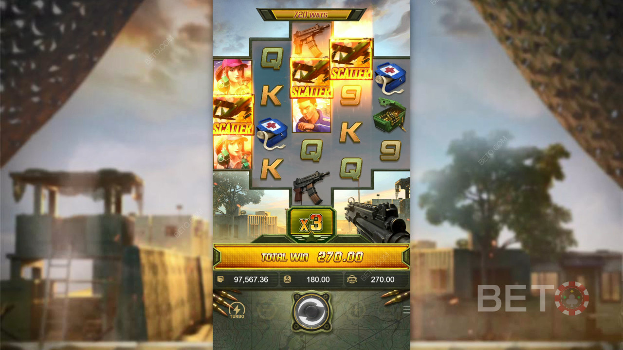 Battleground Royale Überprüfung durch BETO Slots