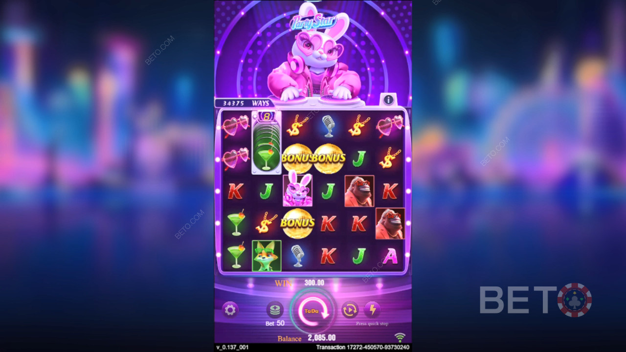 Party Star Überprüfung durch BETO Slots