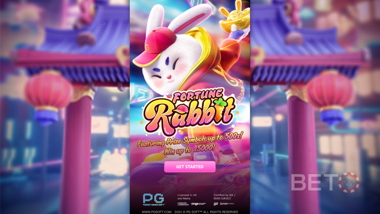 Gewinnen Sie das 5.000-fache Ihres Einsatzes im Fortune Rabbit Slot!