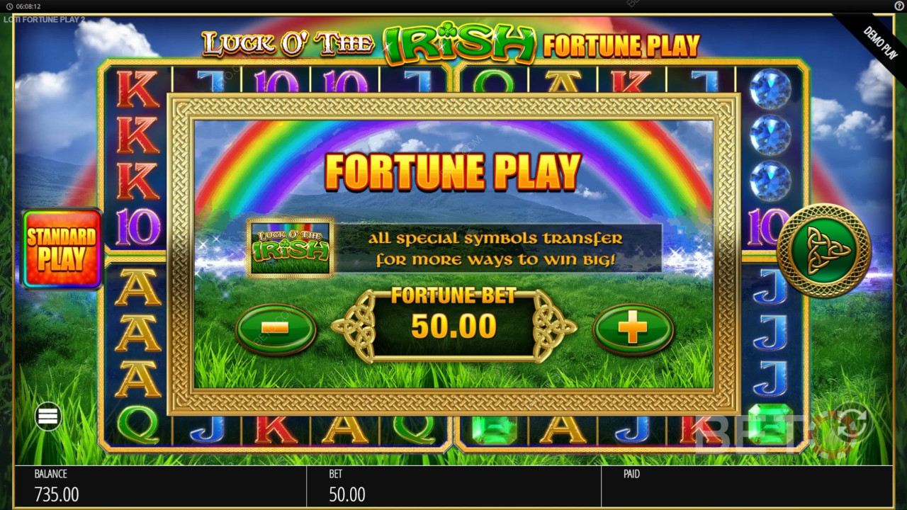 Bonus Features erklärt in Luck O The Irish Fortune Spins 2 von Blueprint
