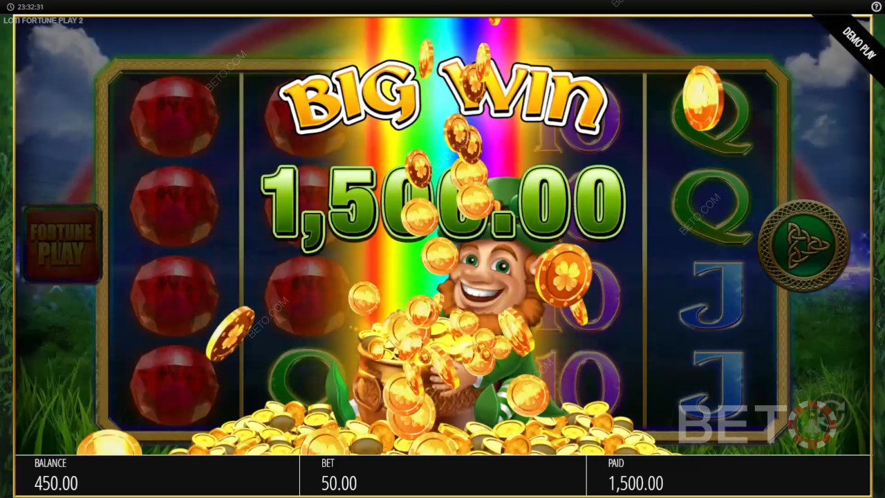Gewinnen Sie das 50.000-fache Ihres Einsatzes in der Luck O The Irish Fortune Spins 2 Slot Machine!