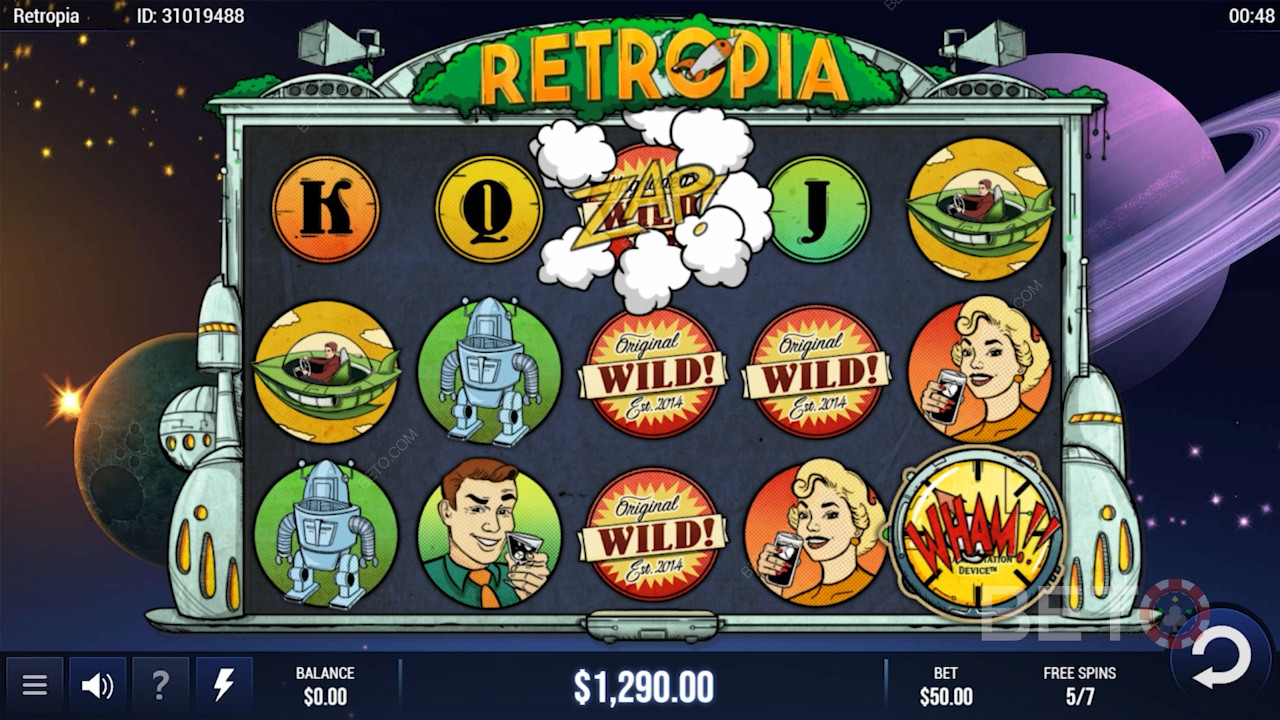 Spannender Sci-Fi inspirierter Slot-Titel Retropia von Epic Industries