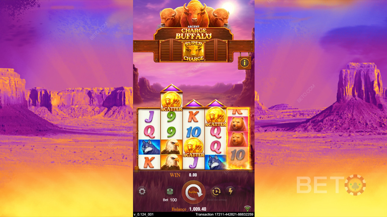 Charge Buffalo-ASCENT Überprüfung durch BETO Slots