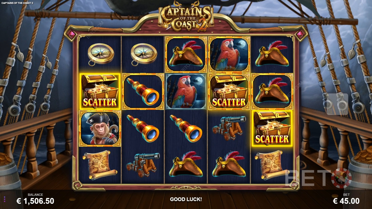 Captains of the Coast 2 Überprüfung durch BETO Slots