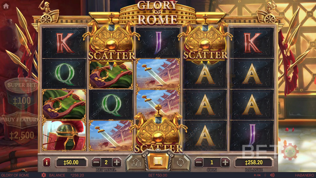 Glory of Rome Überprüfung durch BETO Slots