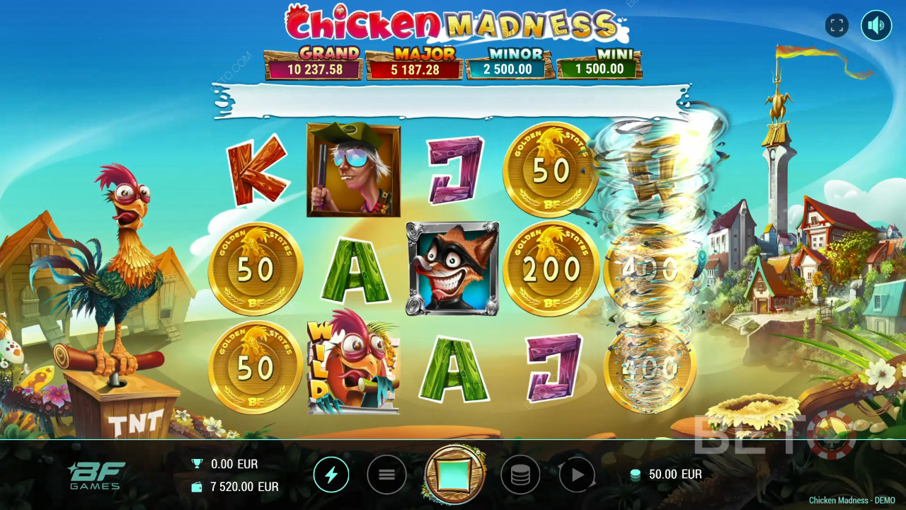 Chicken Madness Überprüfung durch BETO Slots