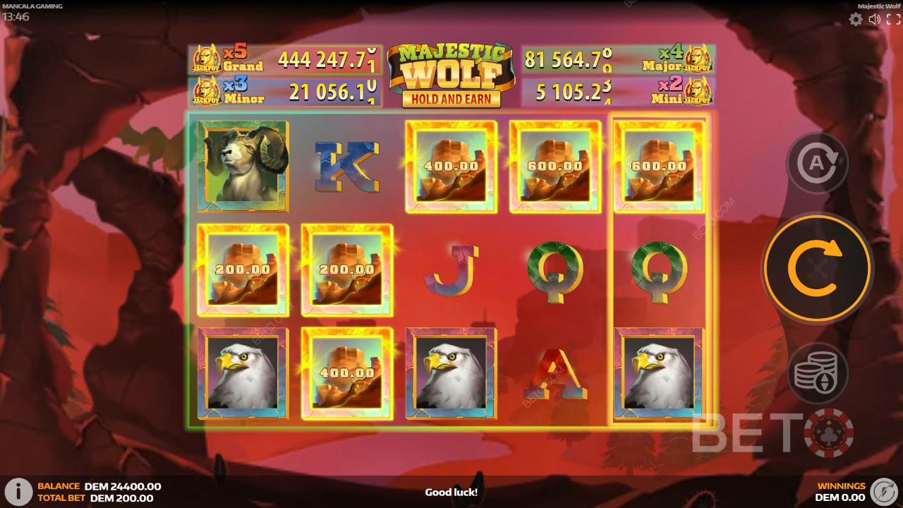 Majestic Wolf Überprüfung durch BETO Slots