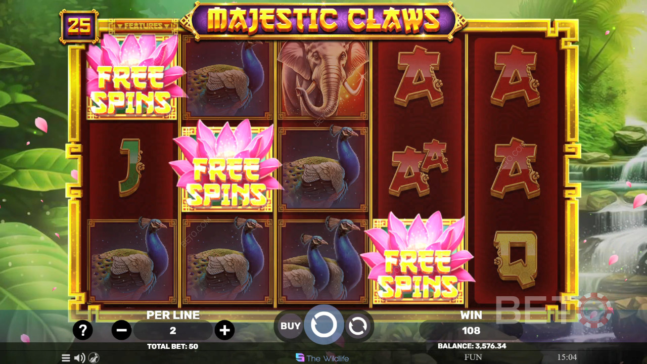 Majestic Claws Überprüfung durch BETO Slots