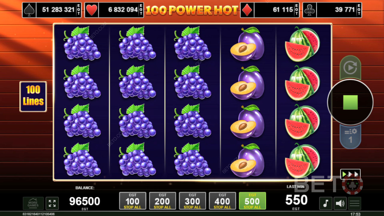 100 Power Hot Überprüfung durch BETO Slots