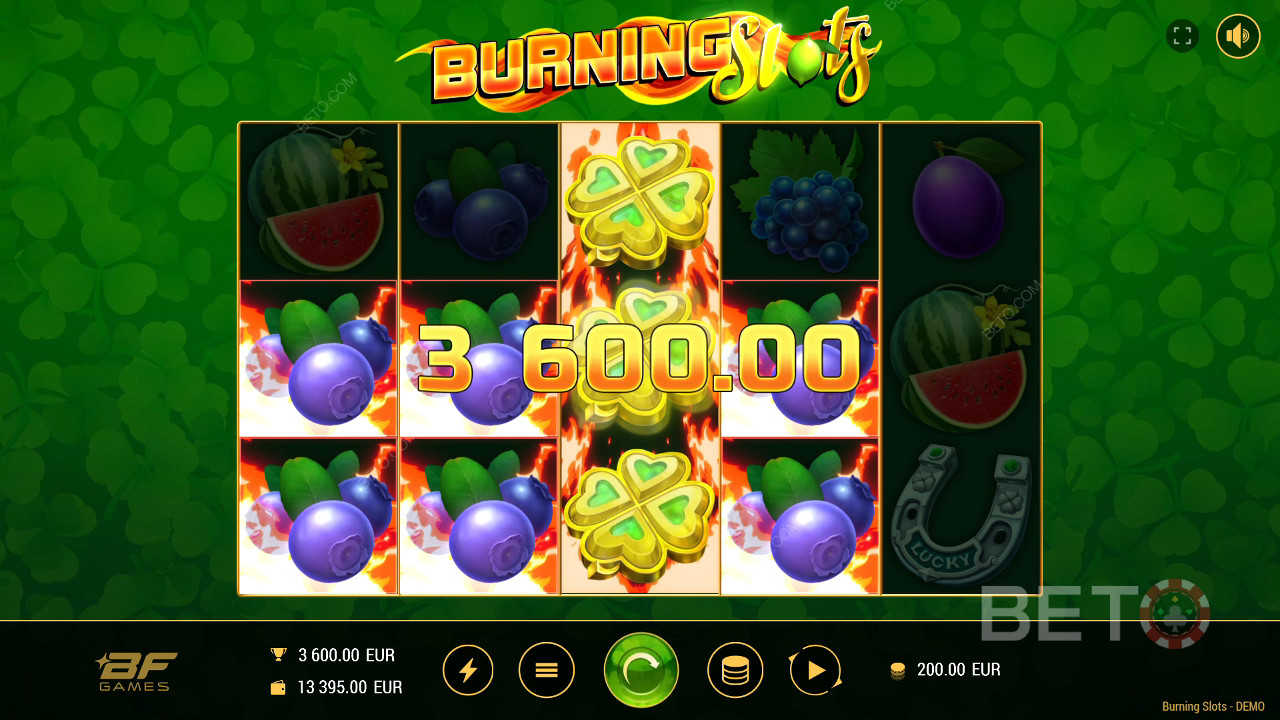 Burning Slots Überprüfung durch BETO Slots