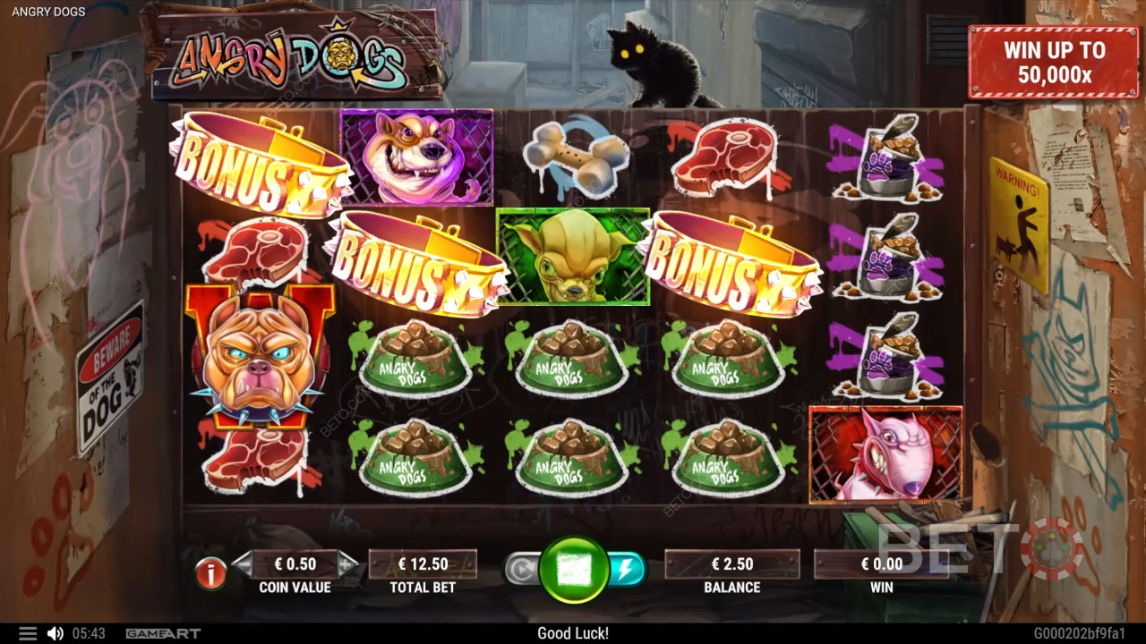 Angry Dogs Überprüfung durch BETO Slots