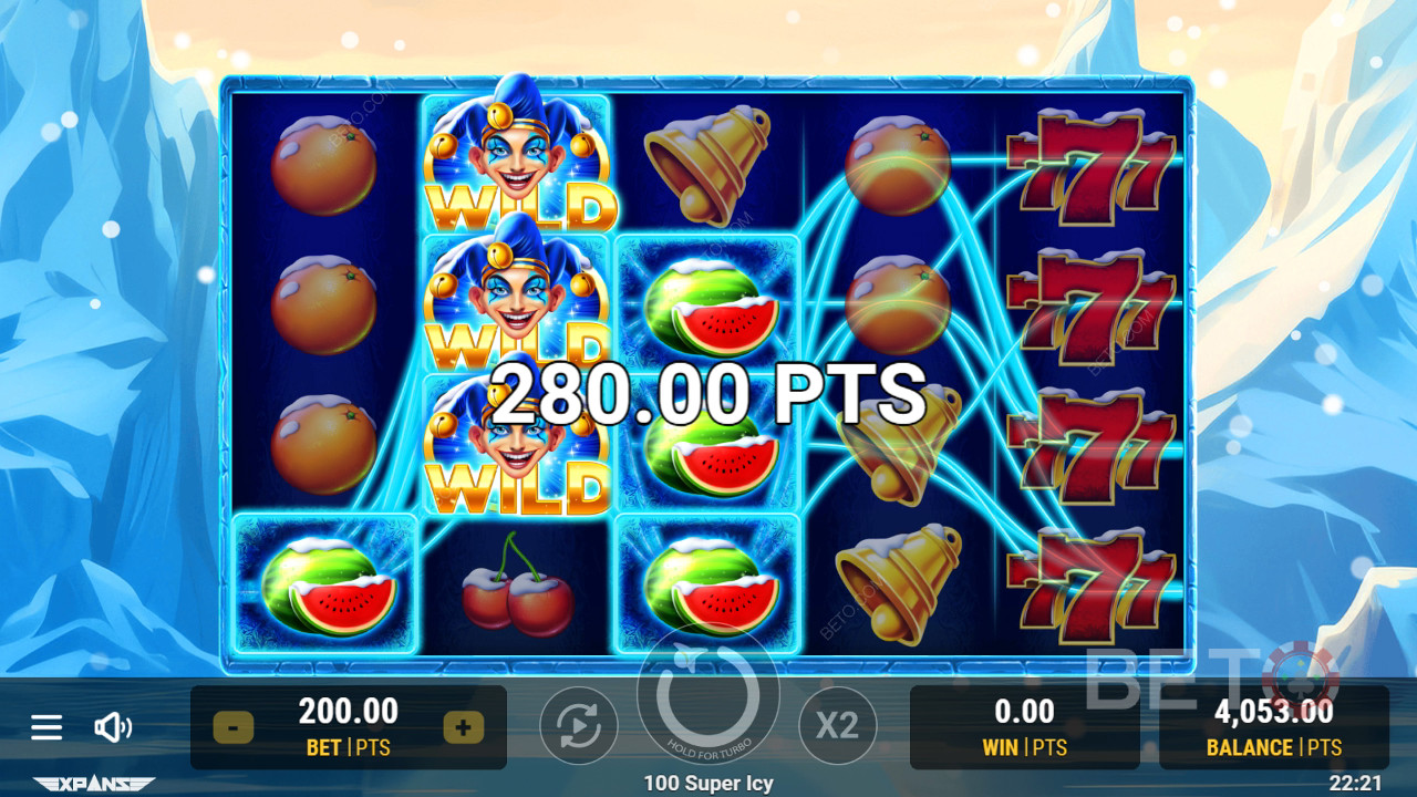 100 Super Icy Überprüfung durch BETO Slots