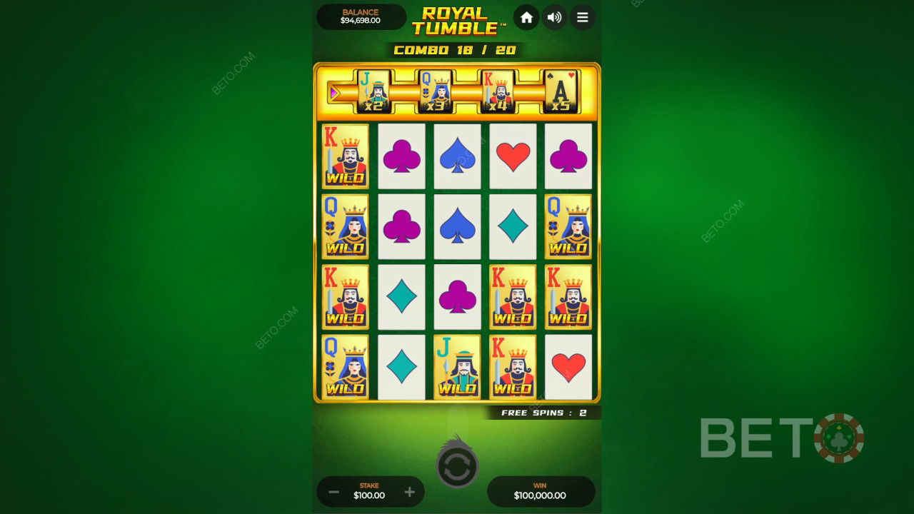 Royal Tumble Überprüfung durch BETO Slots