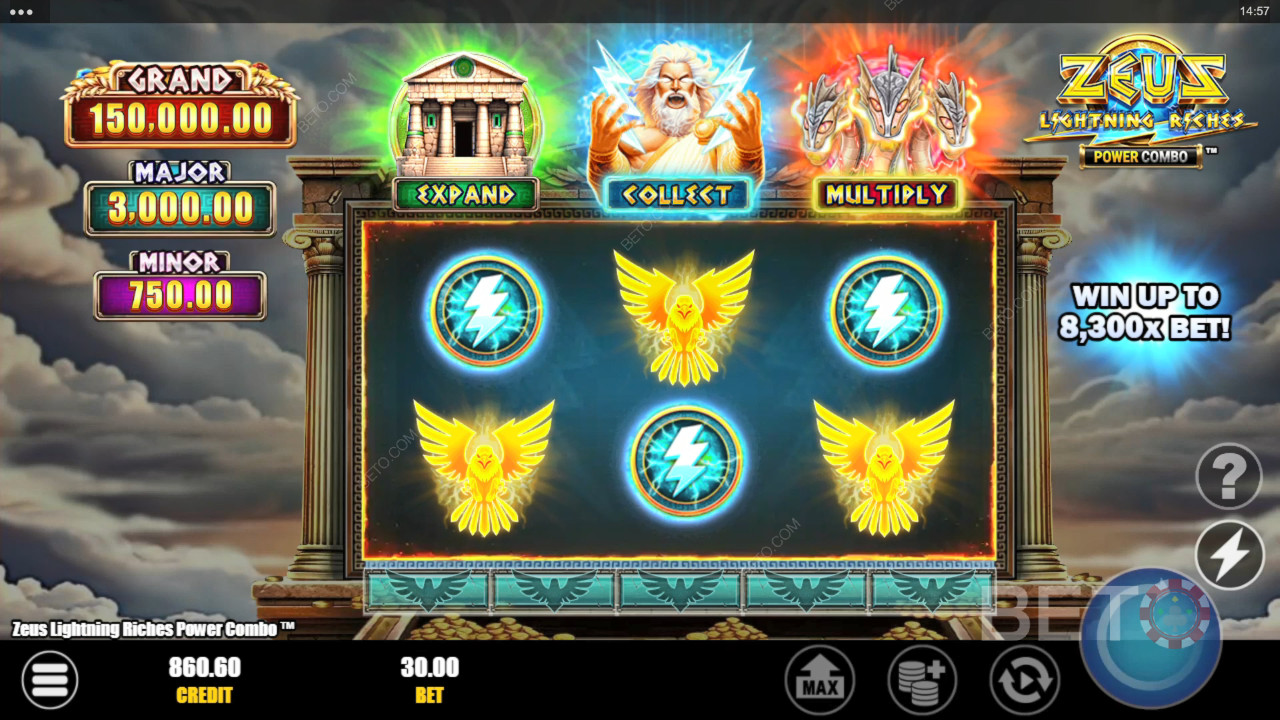 Zeus Lightning Riches Power Combo Überprüfung durch BETO Slots
