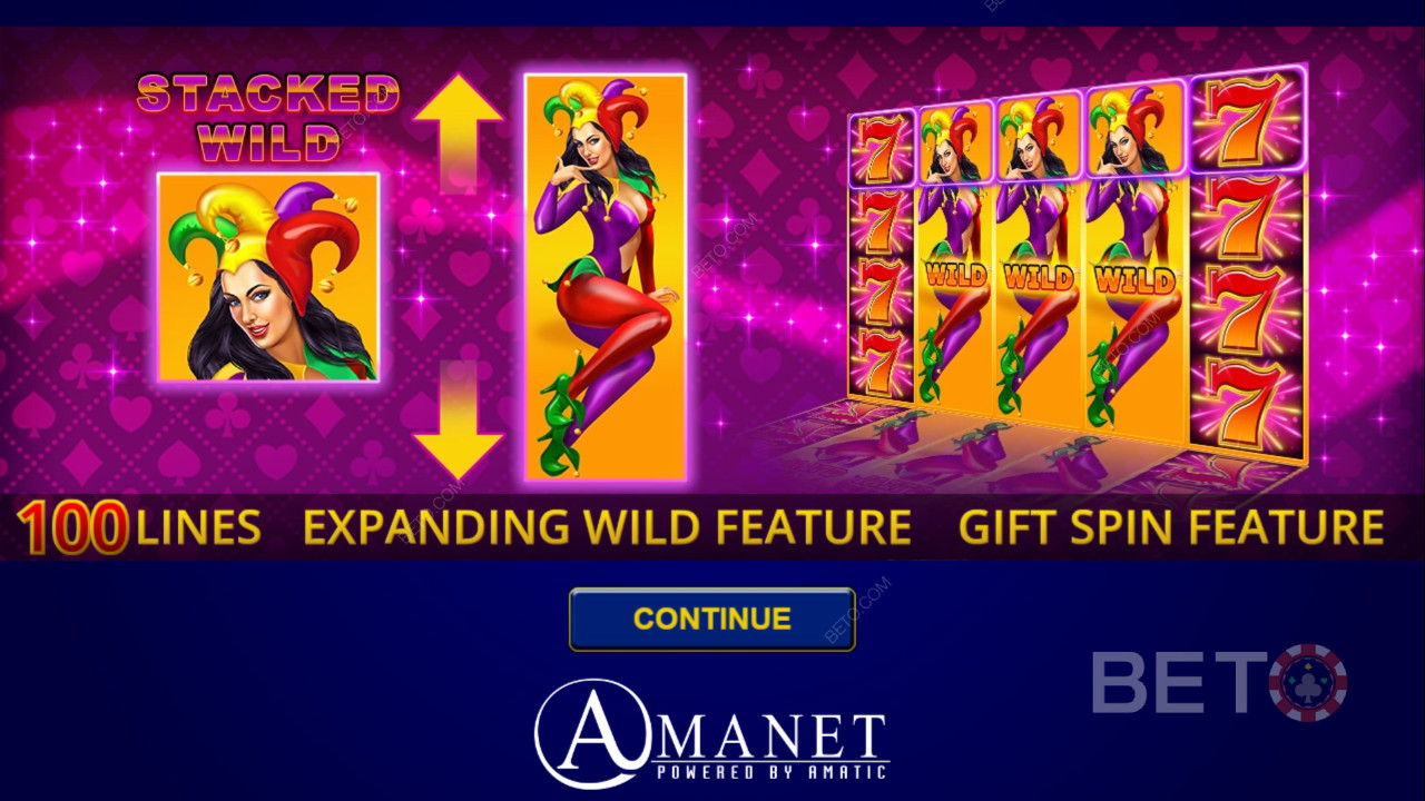 Gewinnen Sie das 11.666-fache Ihres Einsatzes im Lucky Joker 100 Extra Gifts Slot!