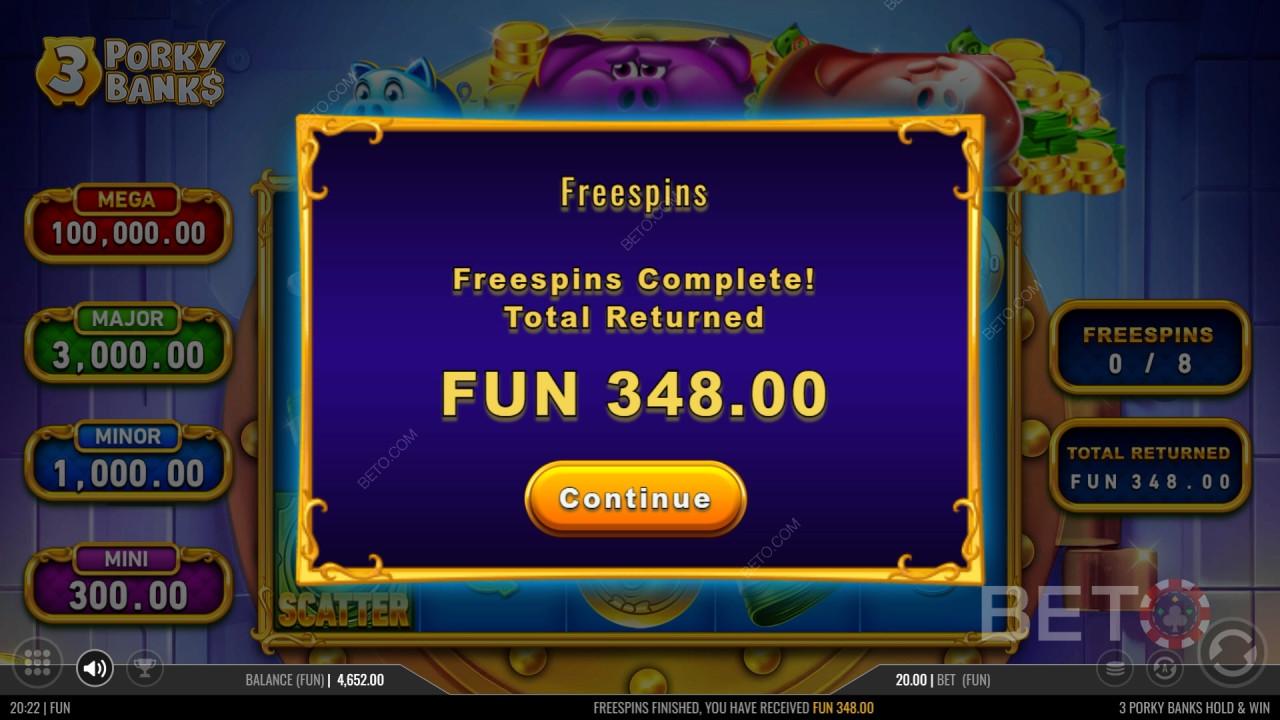 Gewinnen Sie das 15.000-fache Ihres Einsatzes in der 3 Porky Banks Slot Machine!