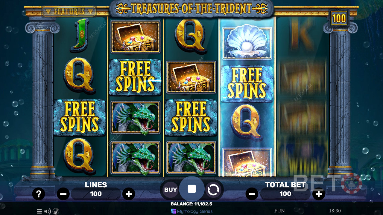 Schätze des Dreizacks Überprüfung durch BETO Slots
