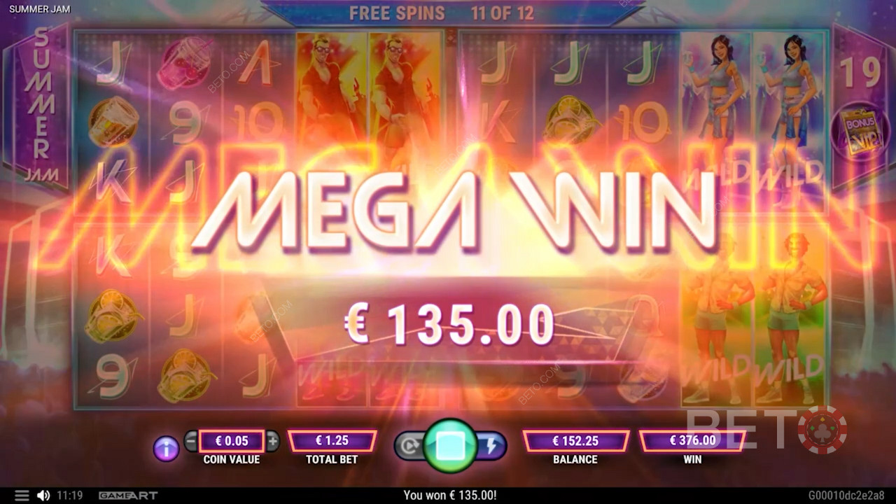 Genießen Sie riesige Gewinne mit den Freispielen im Spielautomaten Summer Jam