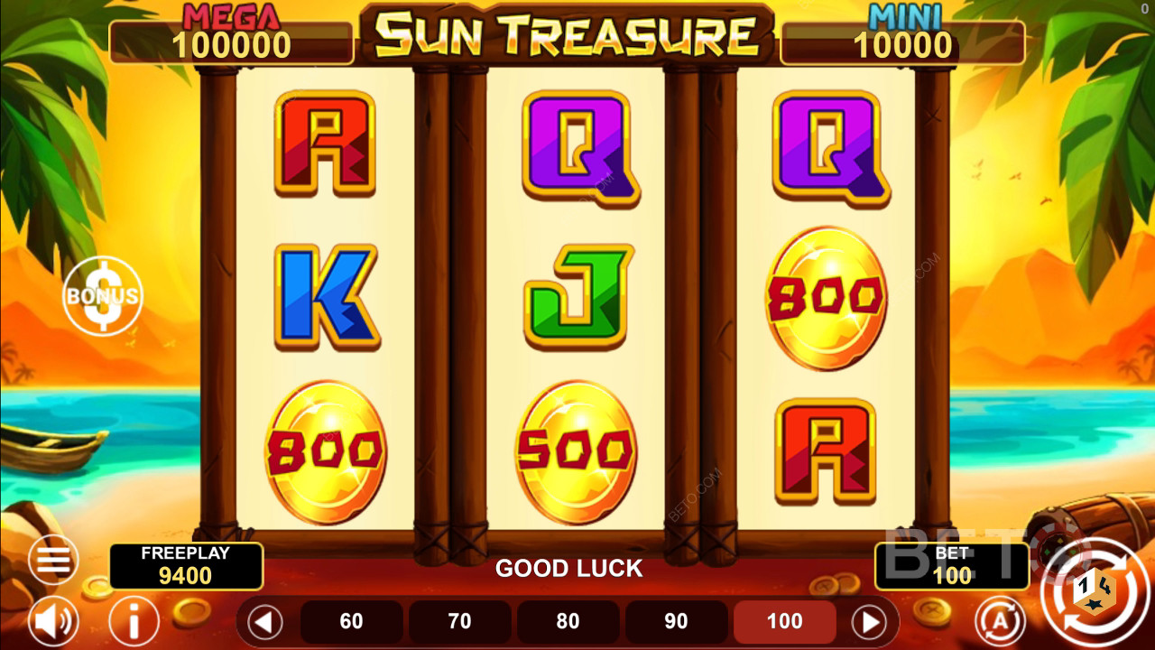 Sun Treasure Hold & Win Überprüfung durch BETO Slots