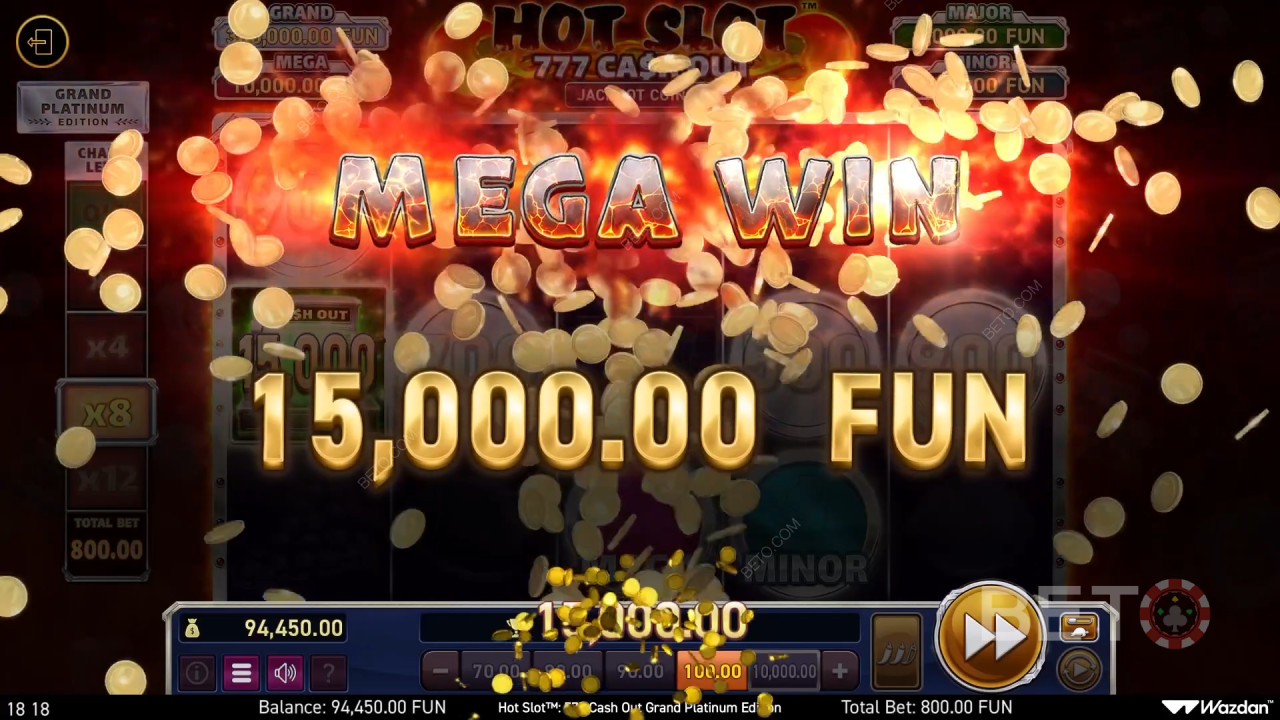 Gewinnen Sie das 3.000-fache Ihres Einsatzes im Hot Slot: 777 Cash Out Grand Platinum Edition Slot Online!