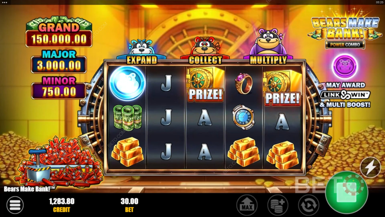 Bären machen Bank! Power Combo Überprüfung durch BETO Slots