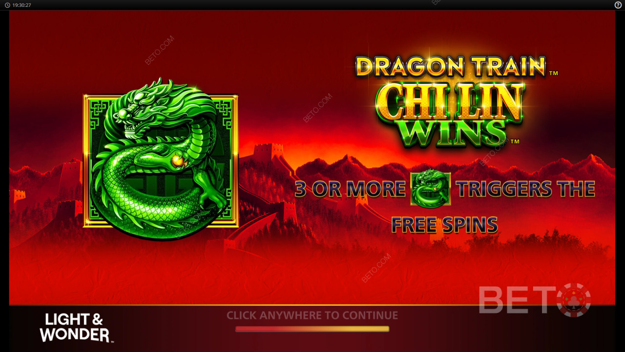 Erklärte Bonusfunktionen in Dragon Train Chi Lin gewinnt bei Licht und Wunder