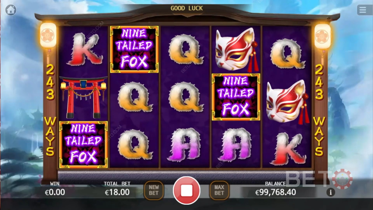Neunschwänziger Fuchs Überprüfung durch BETO Slots