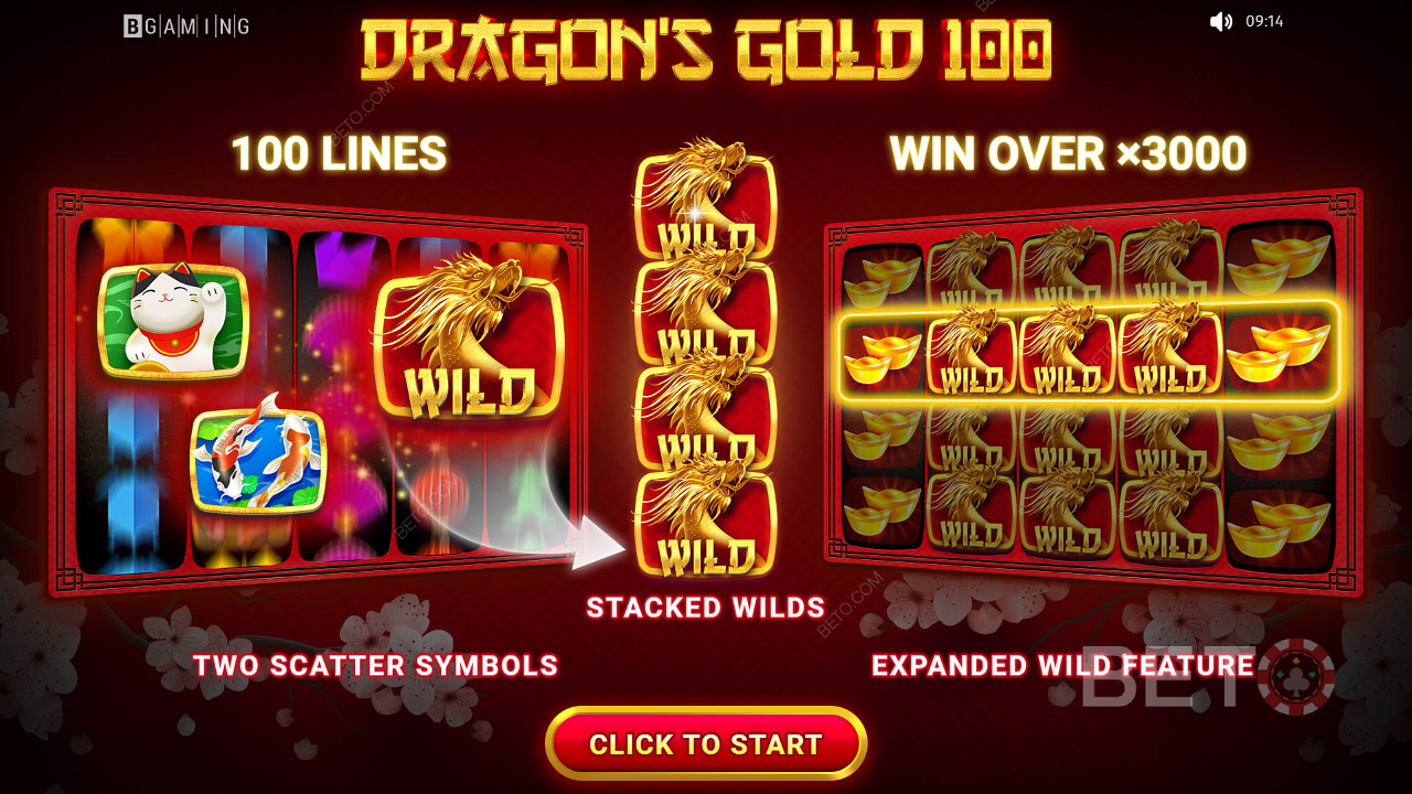 Der Intro-Bildschirm von Dragon