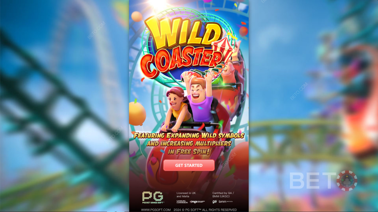 Gewinnen Sie das 16.465-fache Ihres Einsatzes im Wild Coaster Video Slot!
