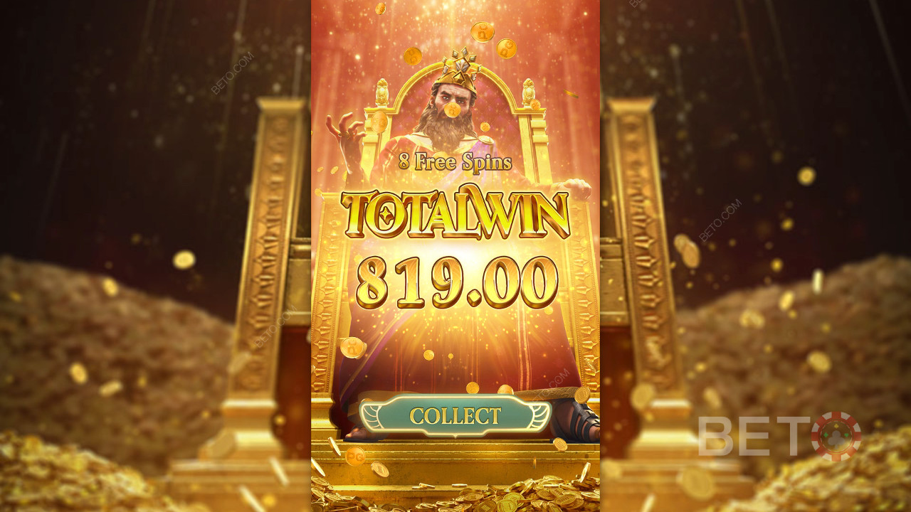 Gewinnen Sie das 2.318-fache Ihres Einsatzes beim Midas Fortune Slot Online!