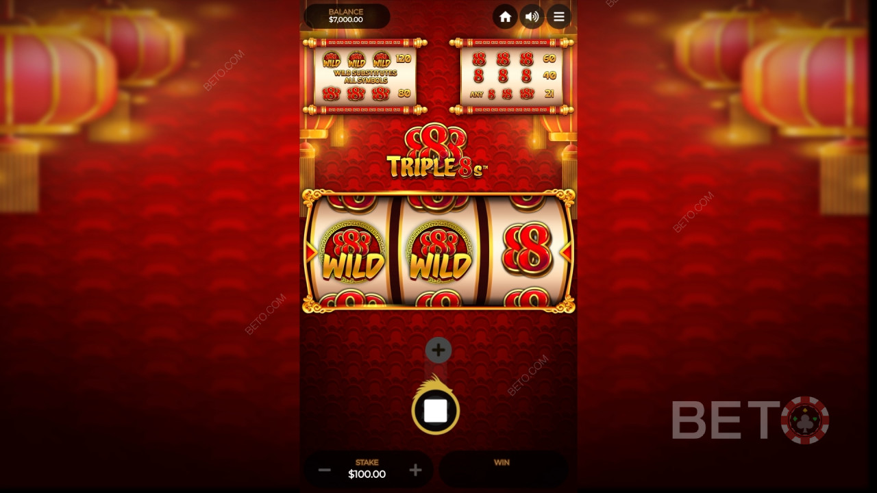 Triple 8s Überprüfung durch BETO Slots