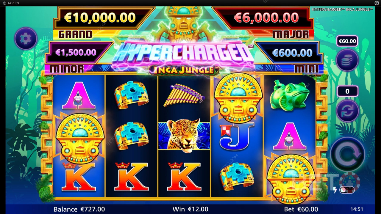 Hypercharged Inca Jungle Überprüfung durch BETO Slots