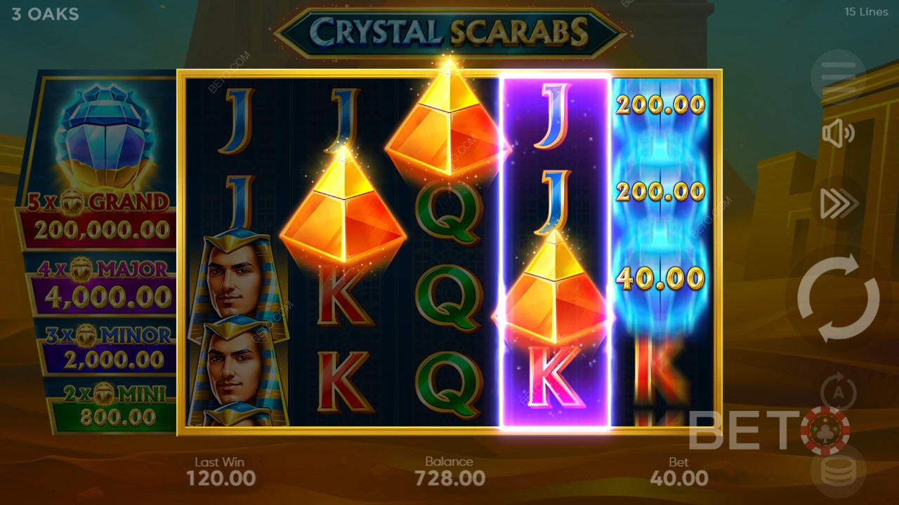 Crystal Scarabs Überprüfung durch BETO Slots