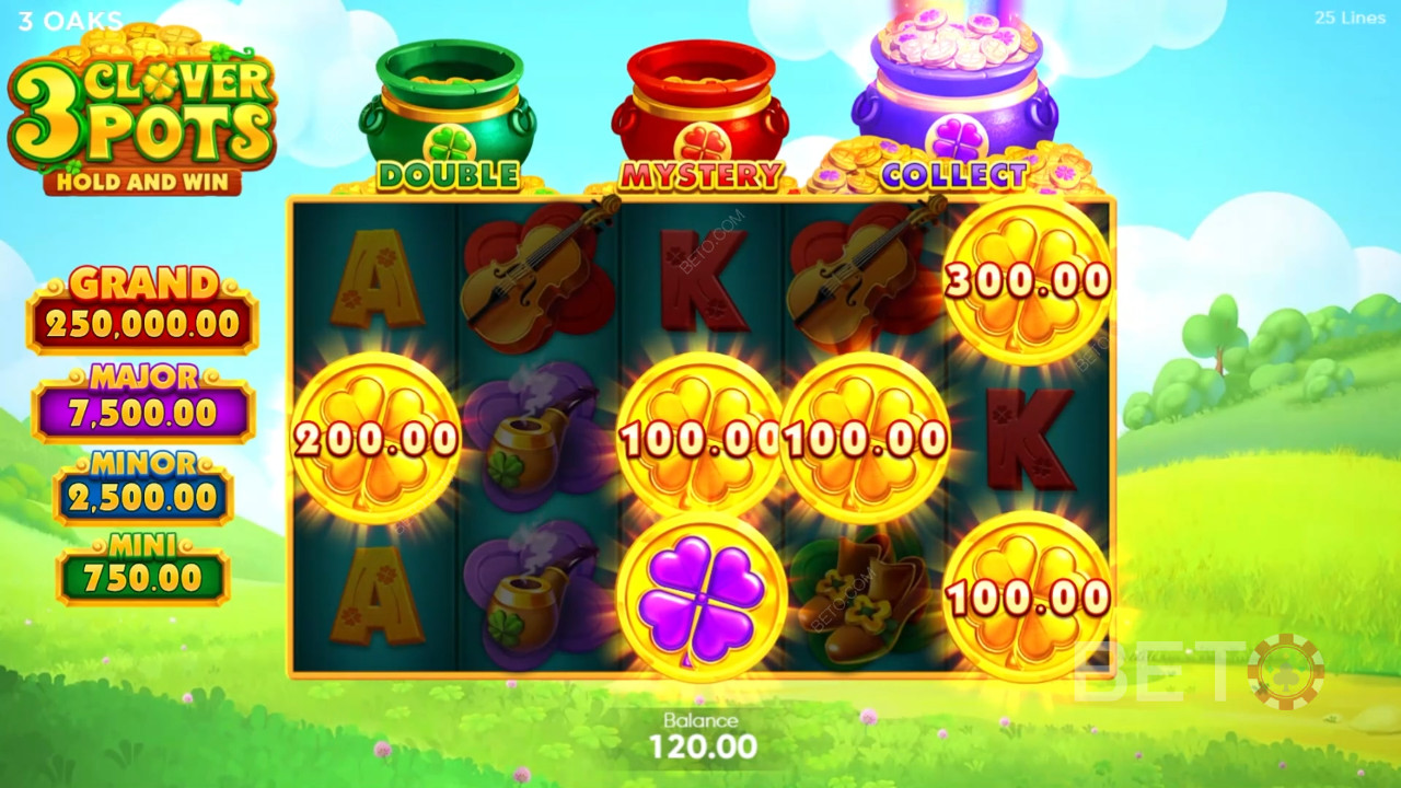 3 Clover Pots Überprüfung durch BETO Slots