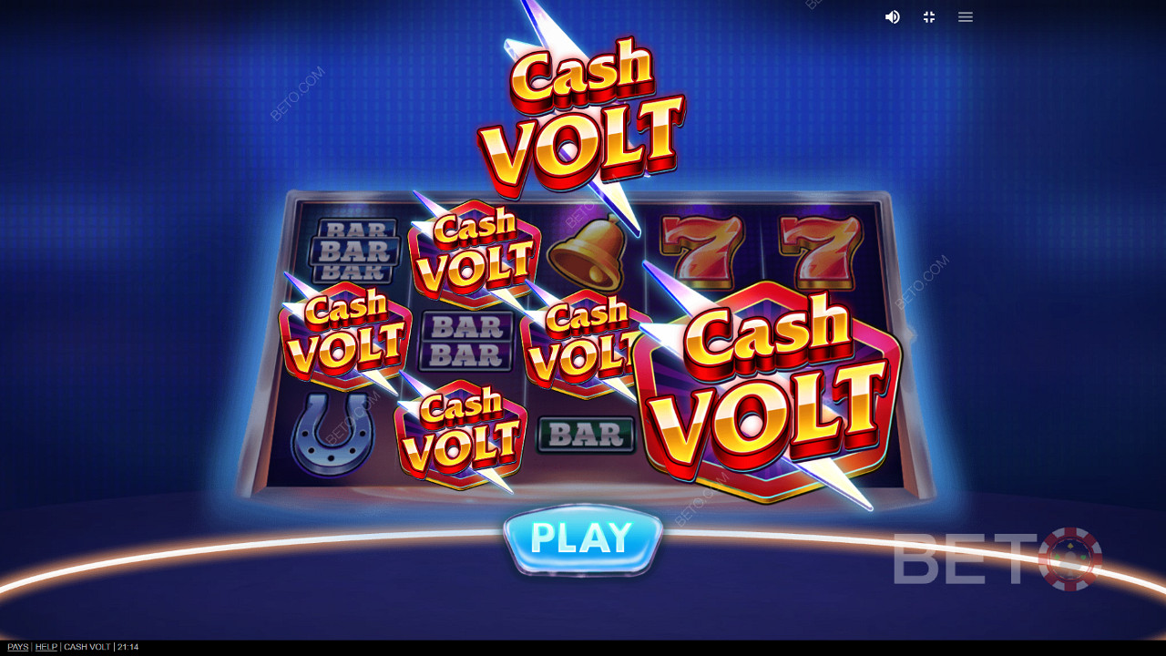 Der Cash Volt Spielautomat hat einen RTP von 95,71% und eine mittlere Varianz