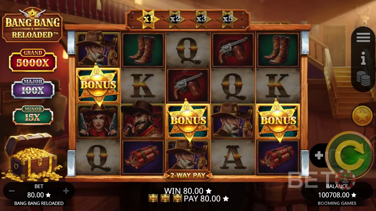 Bang Bang Reloaded Überprüfung durch BETO Slots