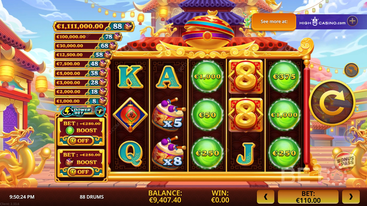 88 Drums Überprüfung durch BETO Slots