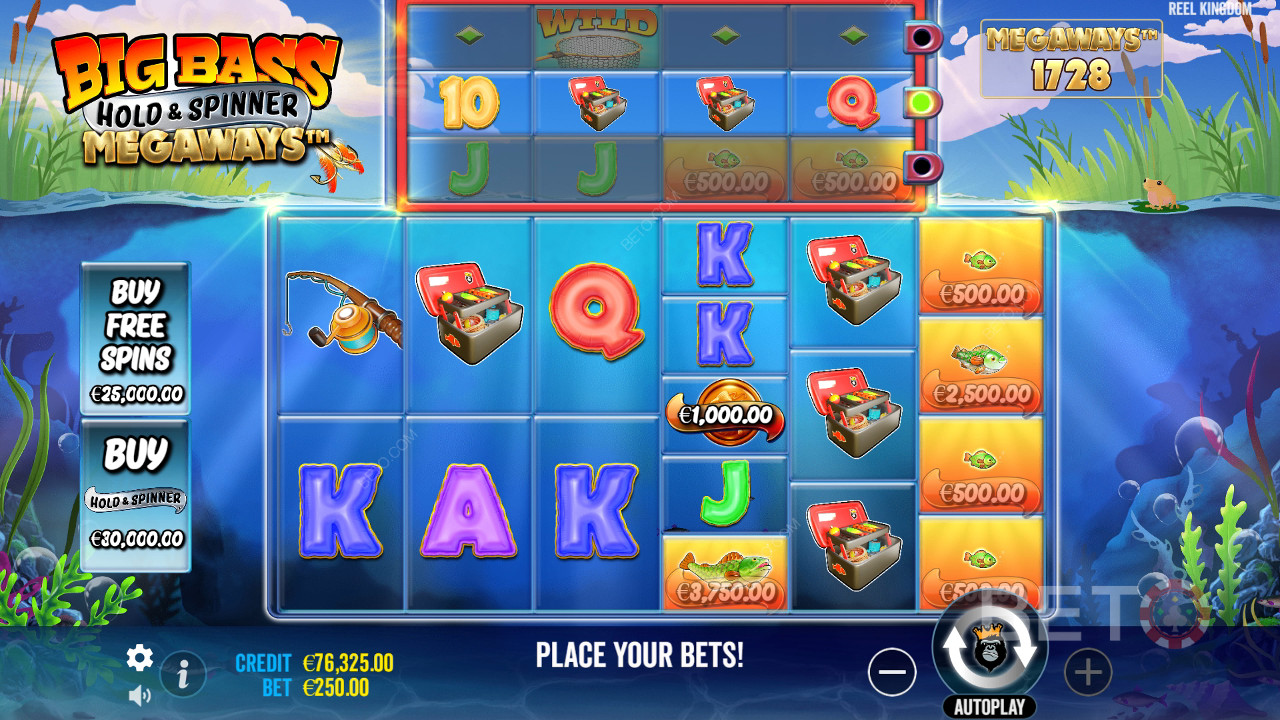 Bonusfunktionen in Big Bass Hold und Spinner Megaways erklärt von Reel Kingdom