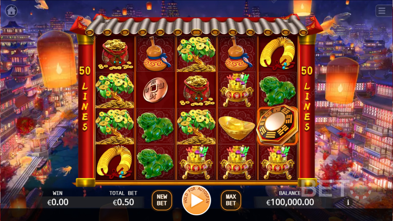 Gewinnen Sie das 419-fache Ihres Einsatzes in der Lucky God Slot Machine!