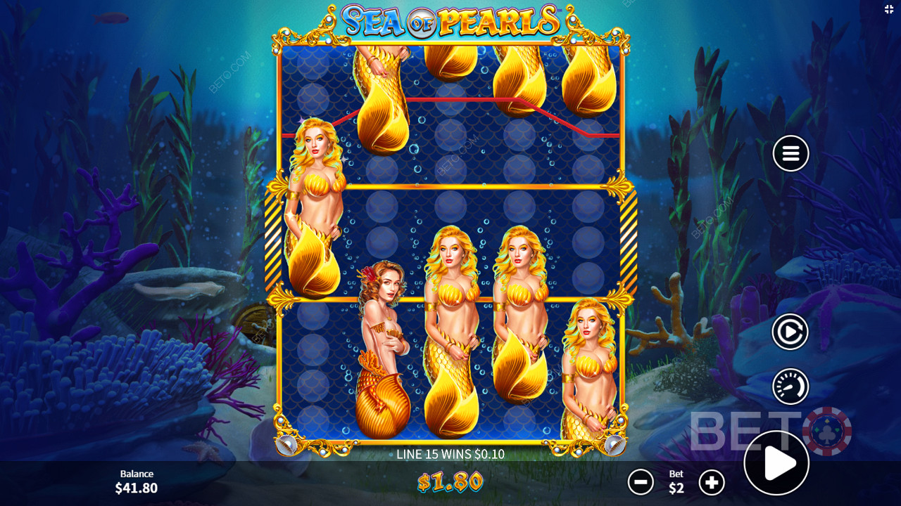 Das goldene Meerjungfrauen-Symbol ist das profitabelste aller Meerjungfrauen-Symbole