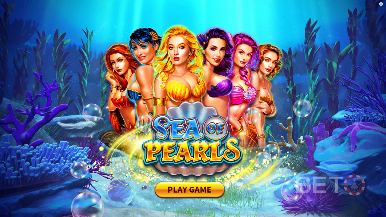 Bereiten Sie sich auf eine Unterwasserreise mit Meerjungfrauen in dem Online-Spielautomaten Sea of Pearls vor