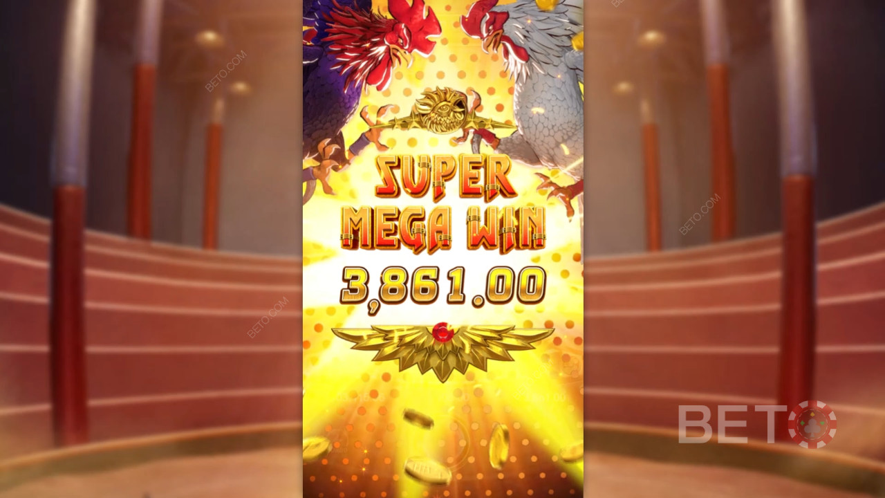 Gewinnen Sie das 20.000-fache Ihres Einsatzes beim Rooster Rumble Video Slot!