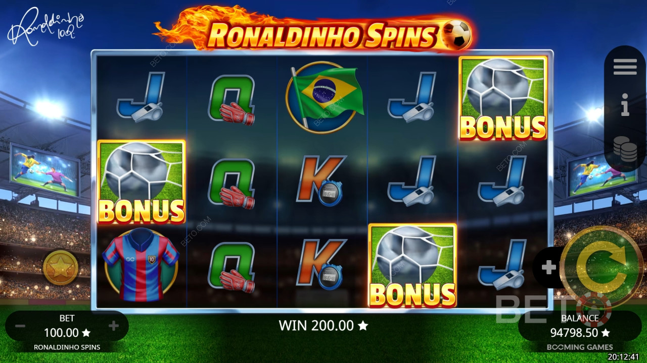 Ronaldinho Spins Überprüfung durch BETO Slots