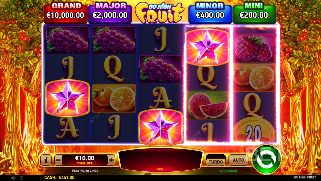 Go High Fruit Überprüfung durch BETO Slots